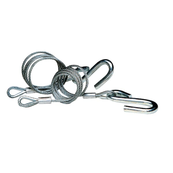 Tie Down Engineering Tie Down 59539 Hitch Cables with Wire Safety Latch Class III 5,000 lbs